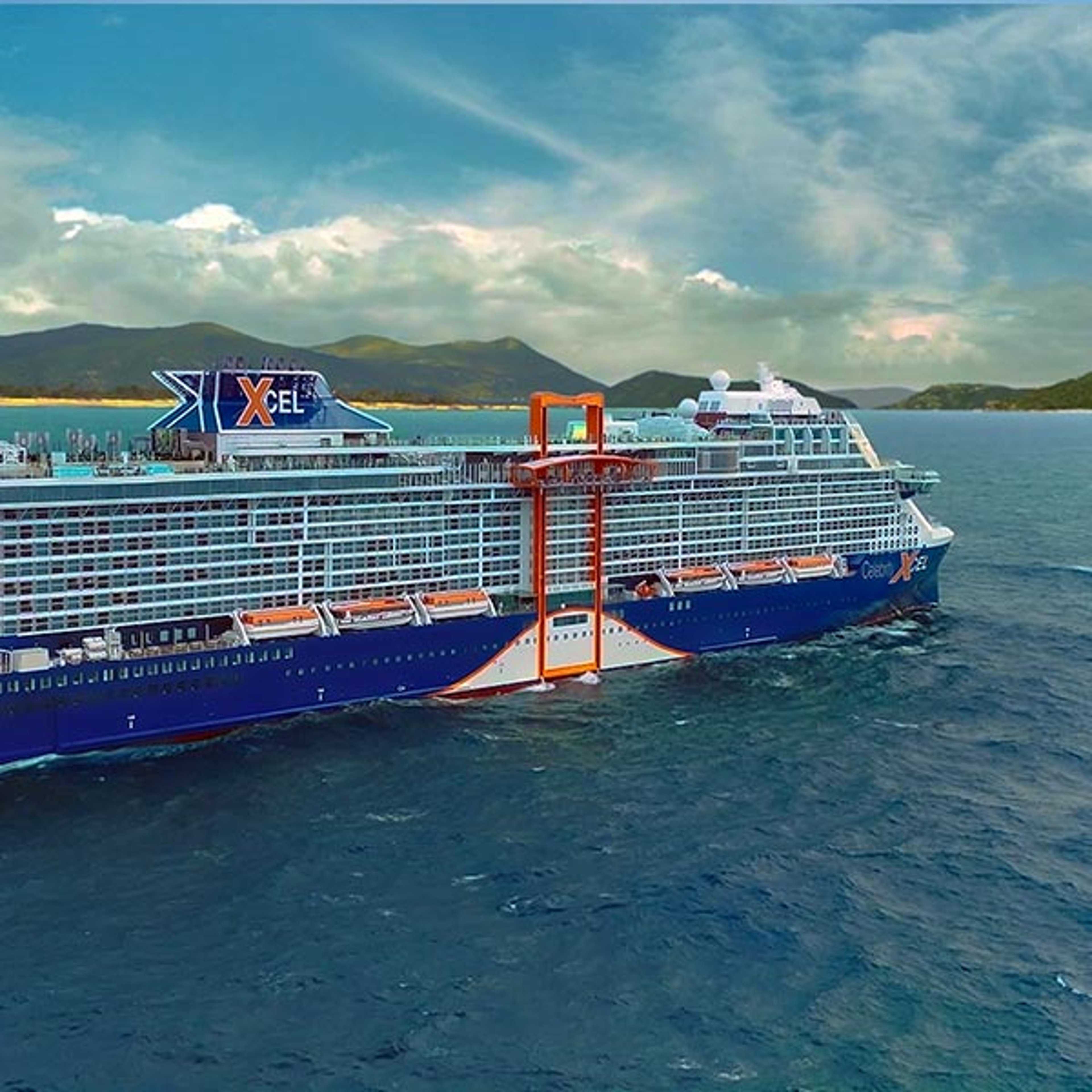 Celebrity Xcel at sea