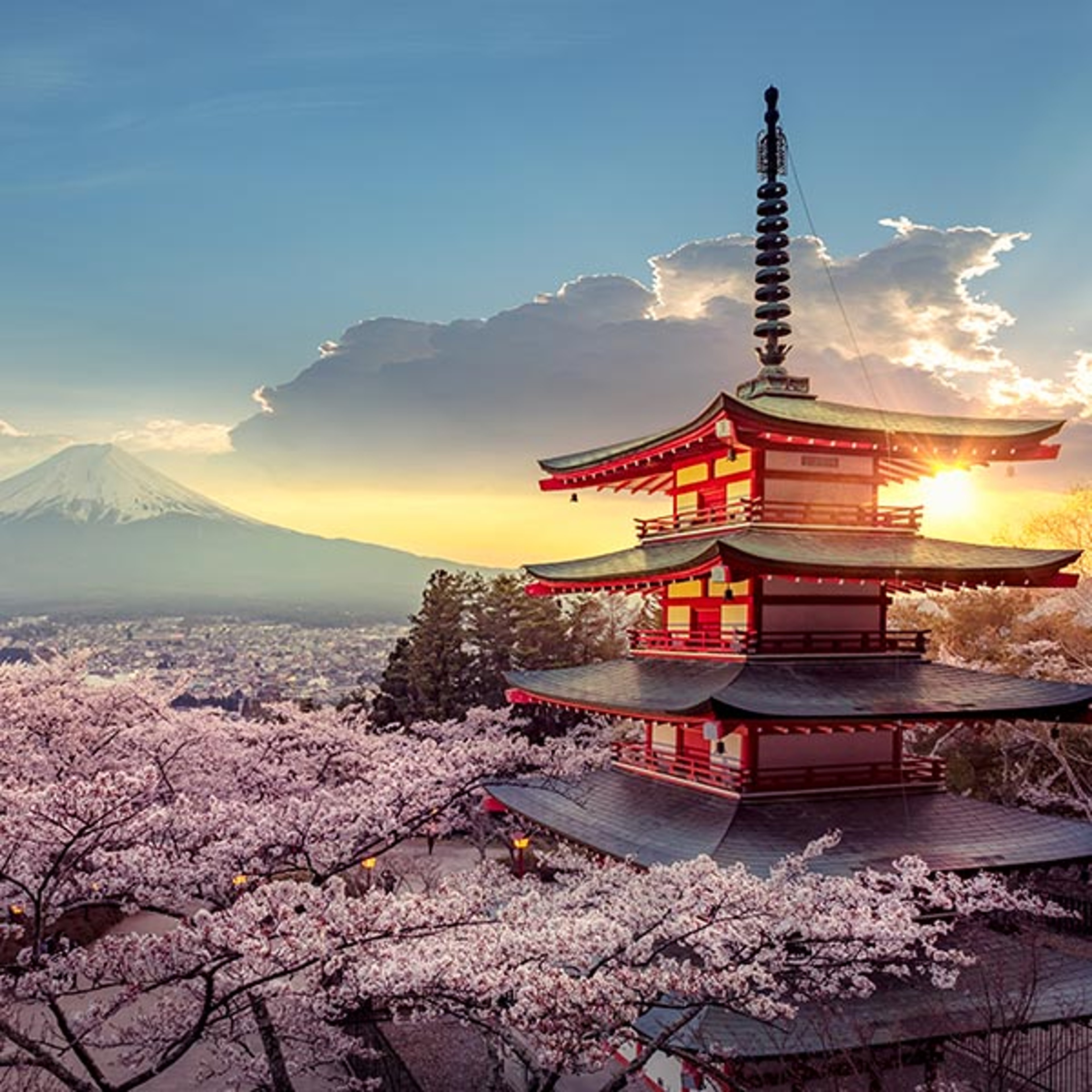 Temple at Fujyoshida Japan