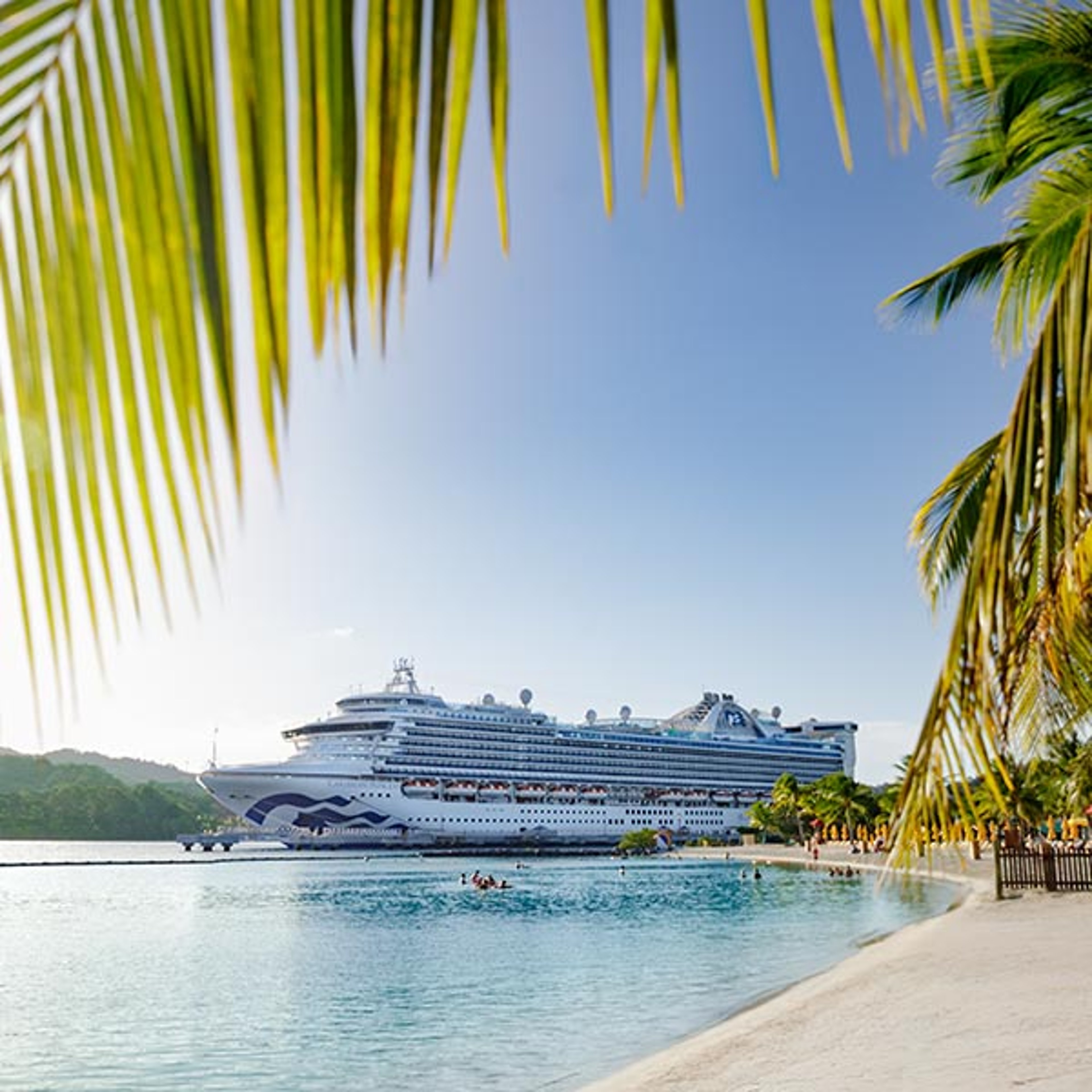 Princess ship in Mahogany Bay