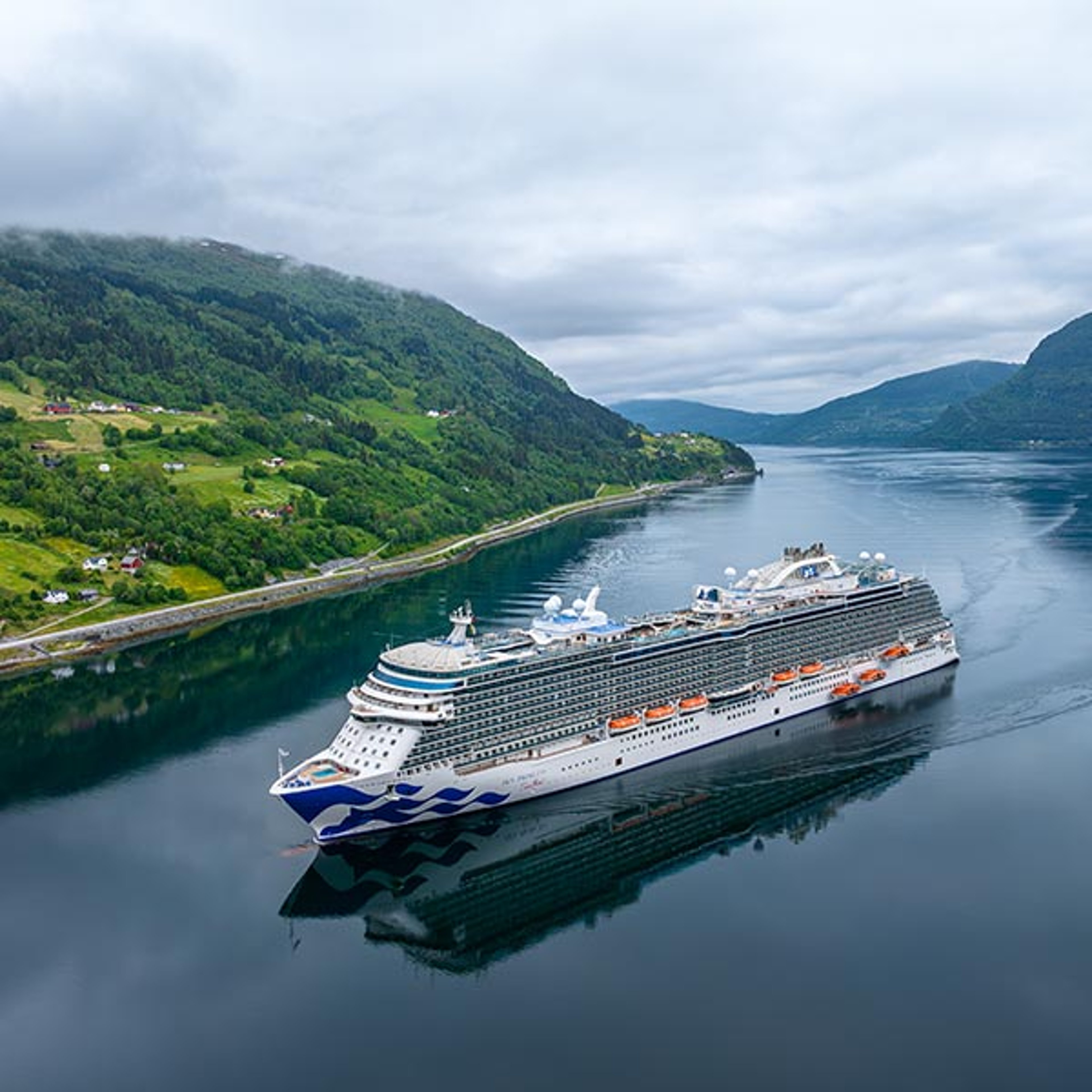Princess ship in Norway