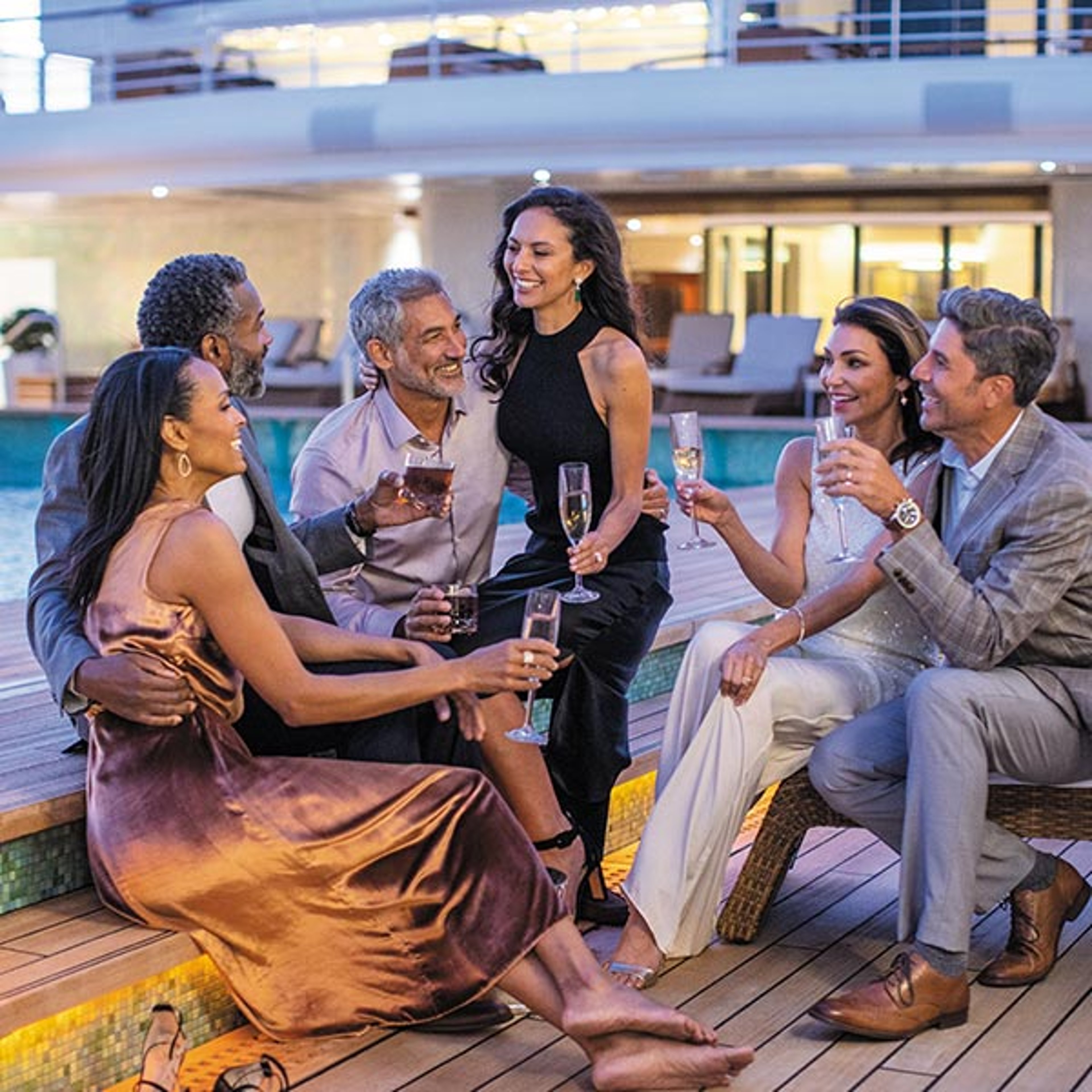 friend group on Regent ship