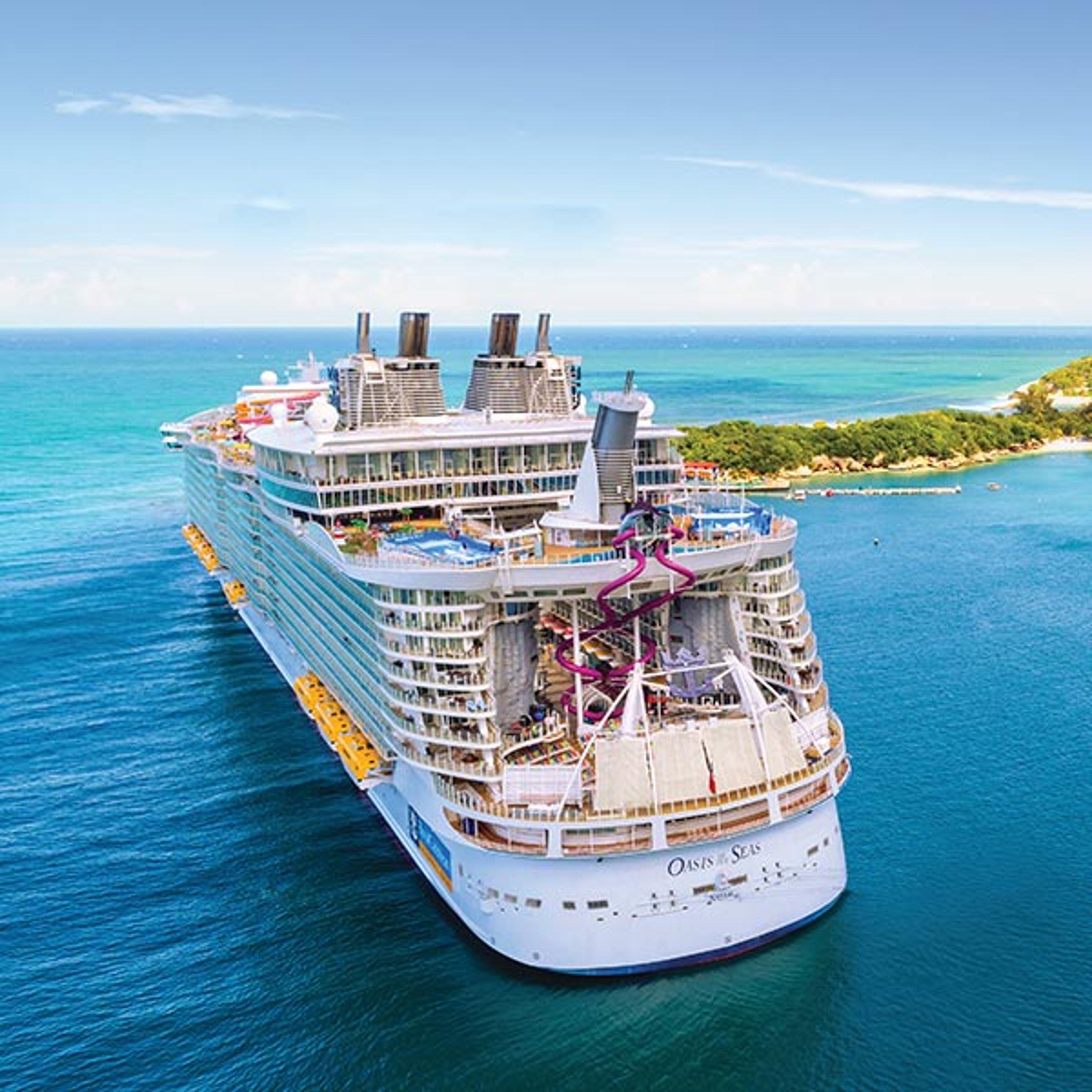 Royal Caribbean Oasis of the Seas near Labadee