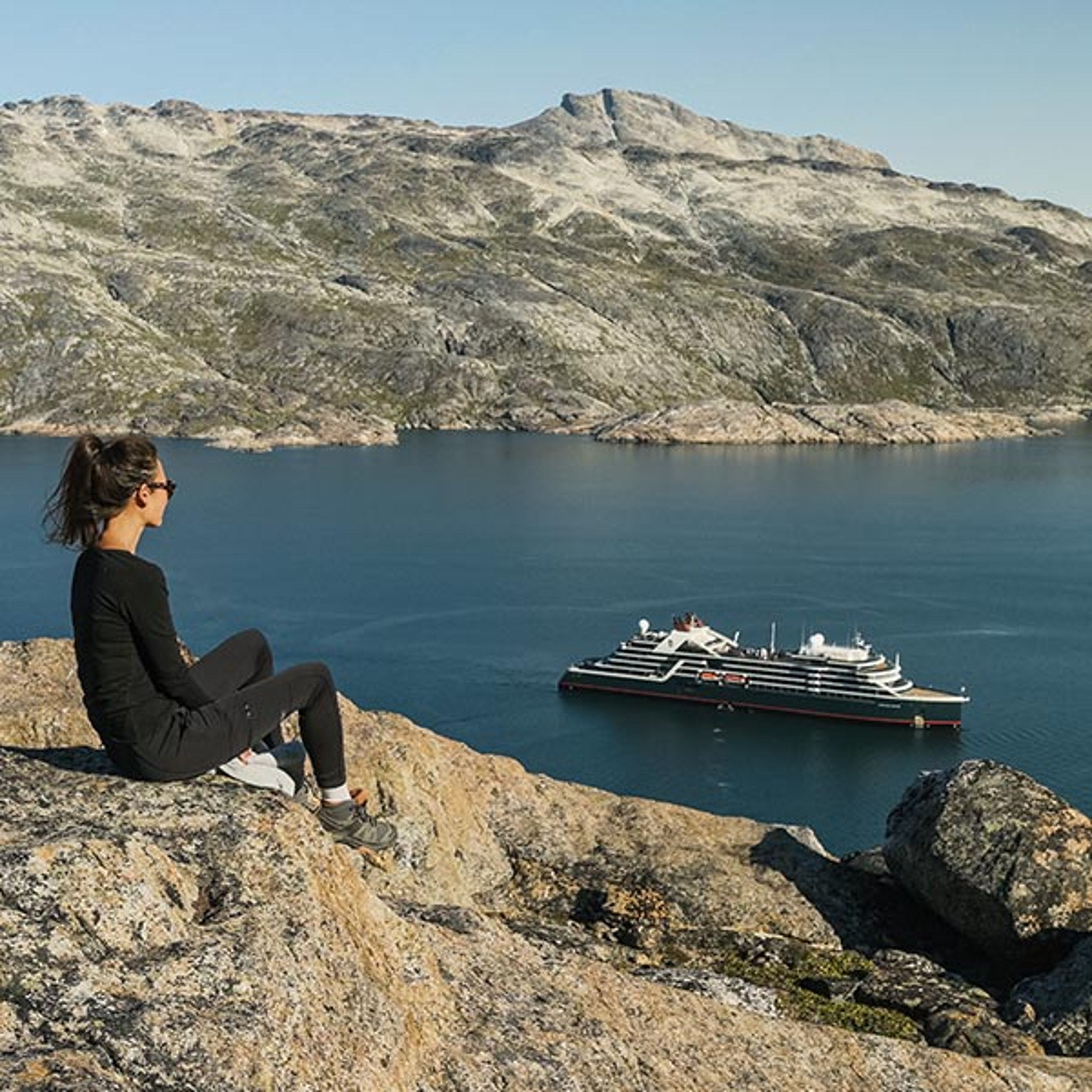 Seabourn ship in Iceland
