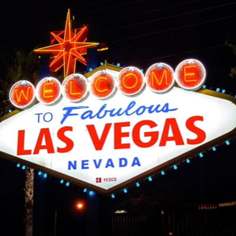 Welcome to Las Vegas sign