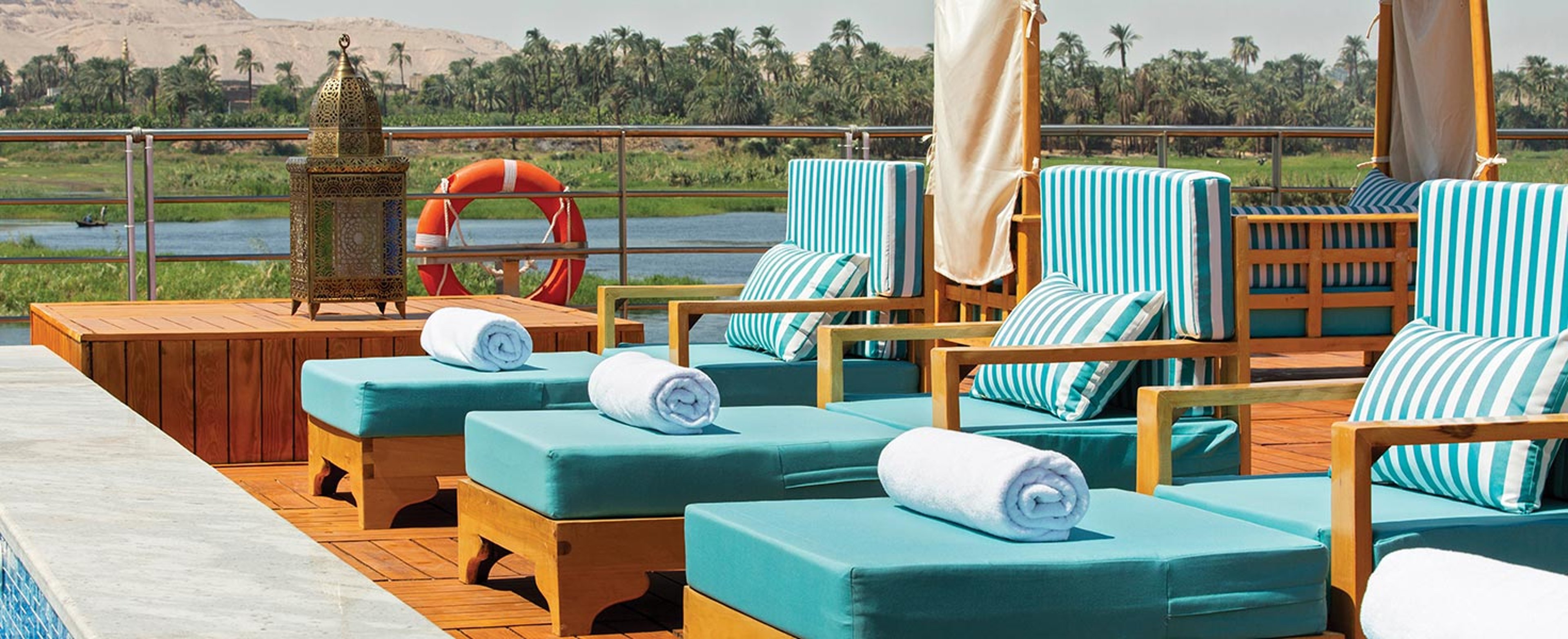 Sundeck on Uniworld ship