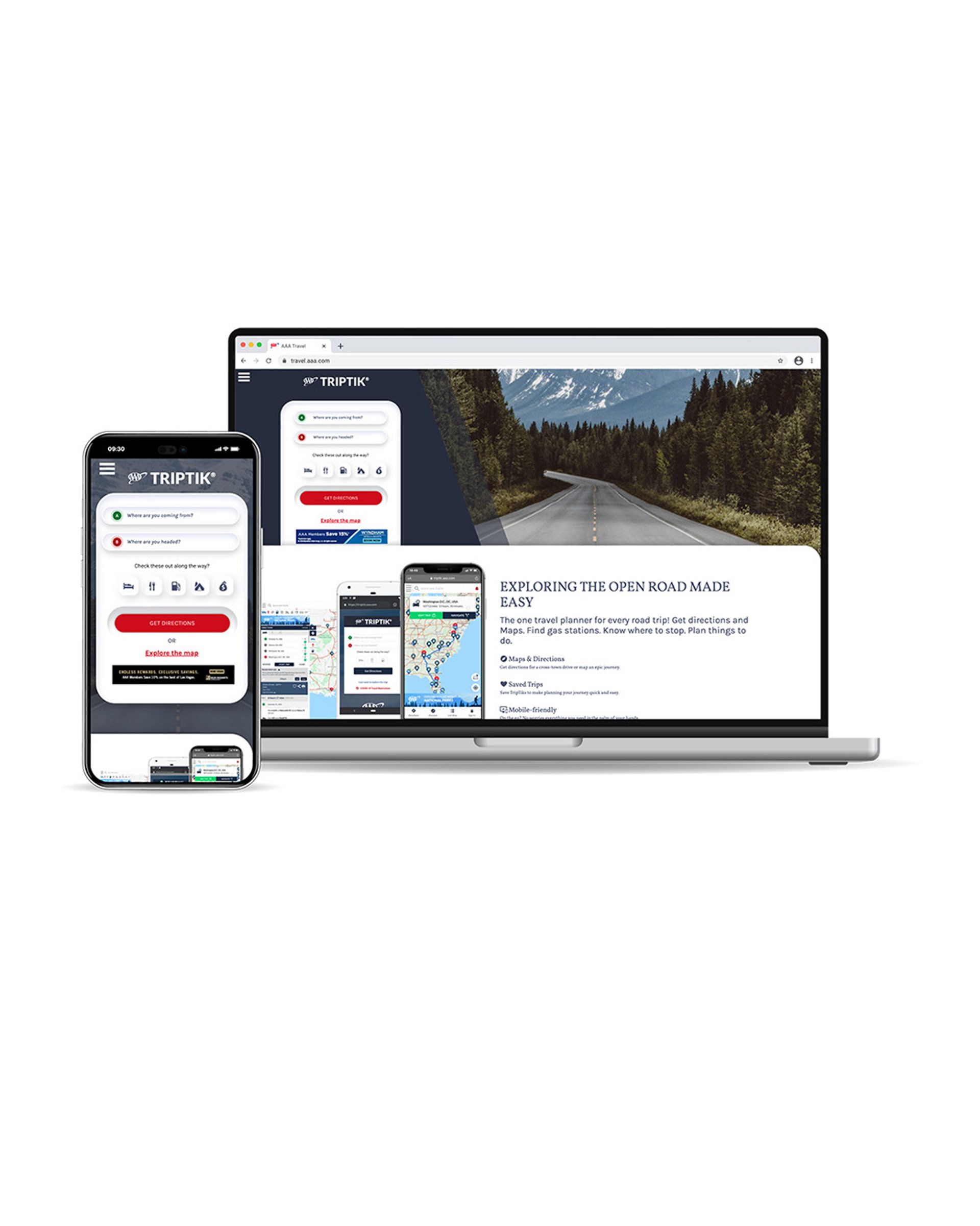 Triptik maps trip planning tools aaa club alliance