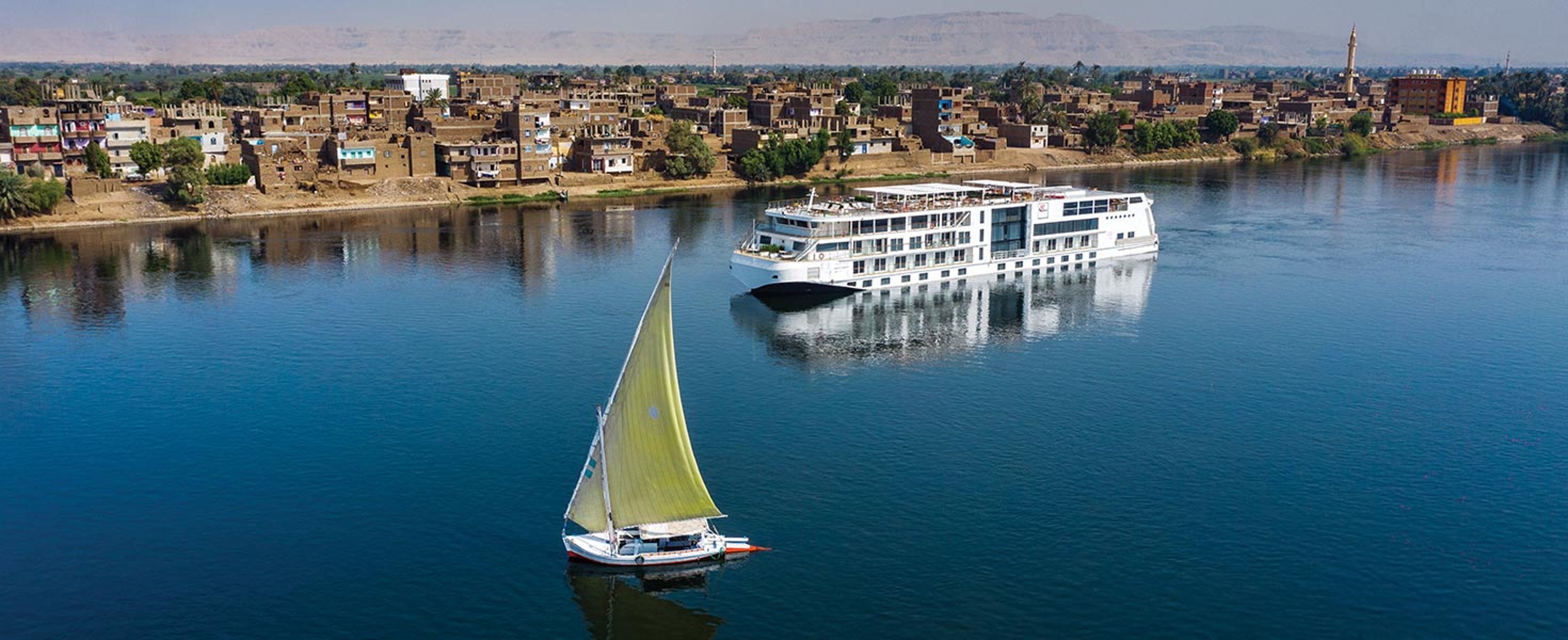 Viking Osiris in Felucca Egypt