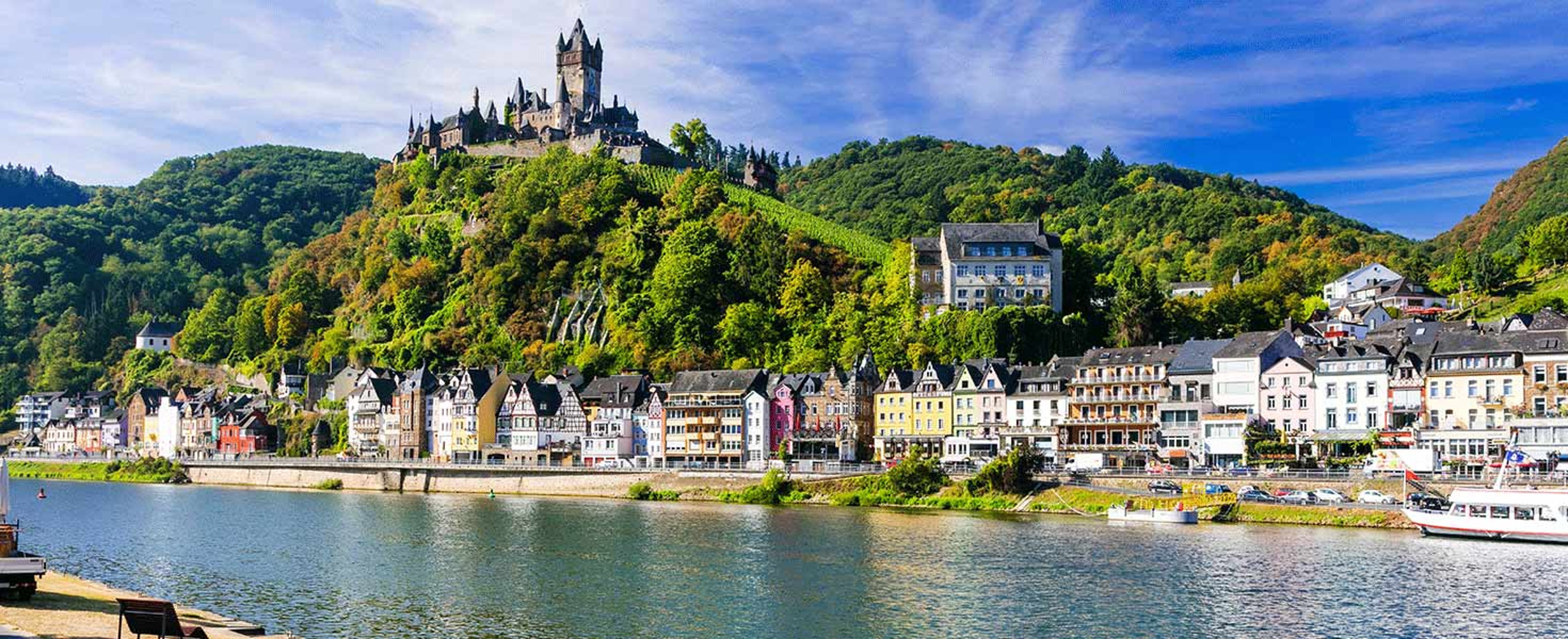 Village of Cochem, Germany along the river