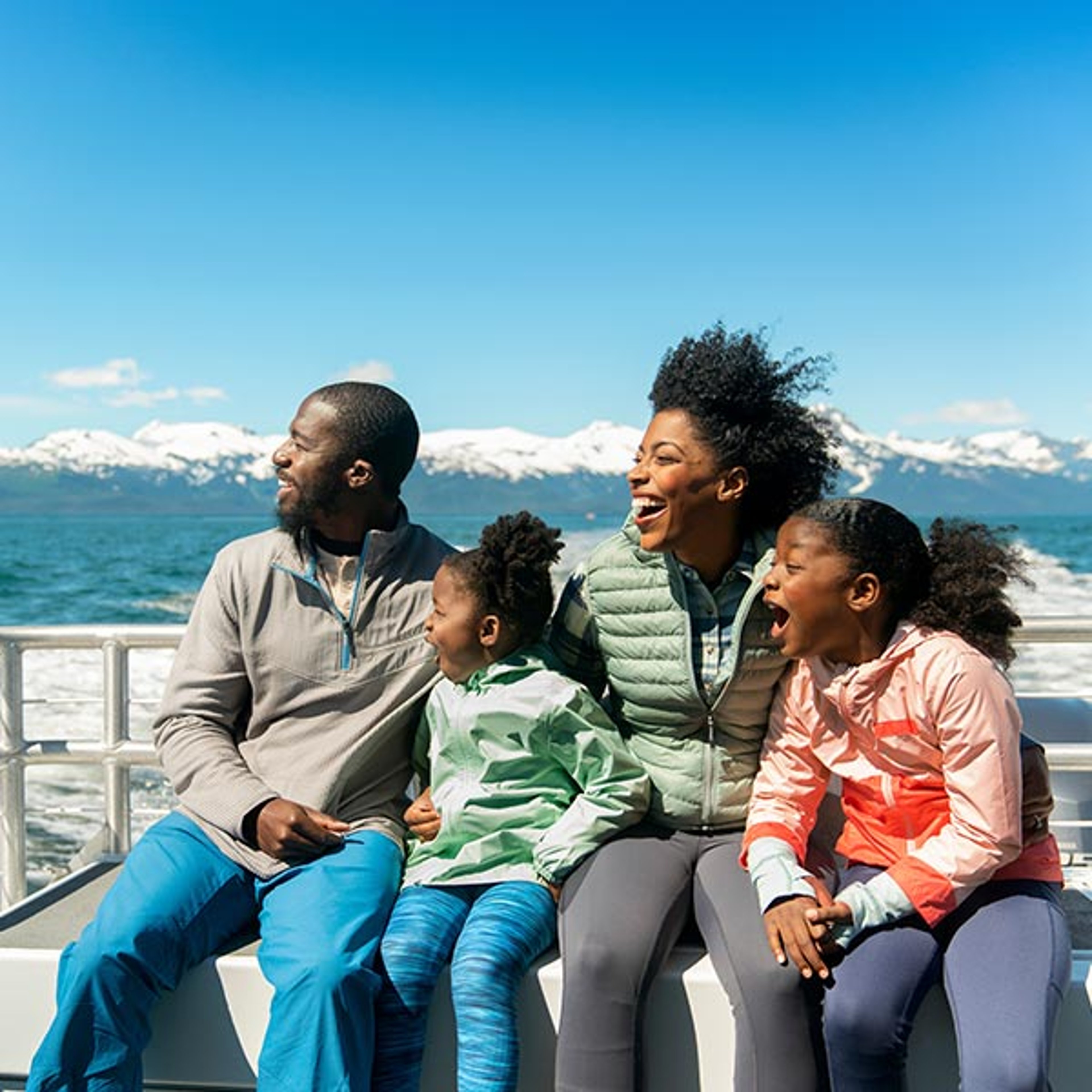 Family on Royal Caribbean Alaska sailing