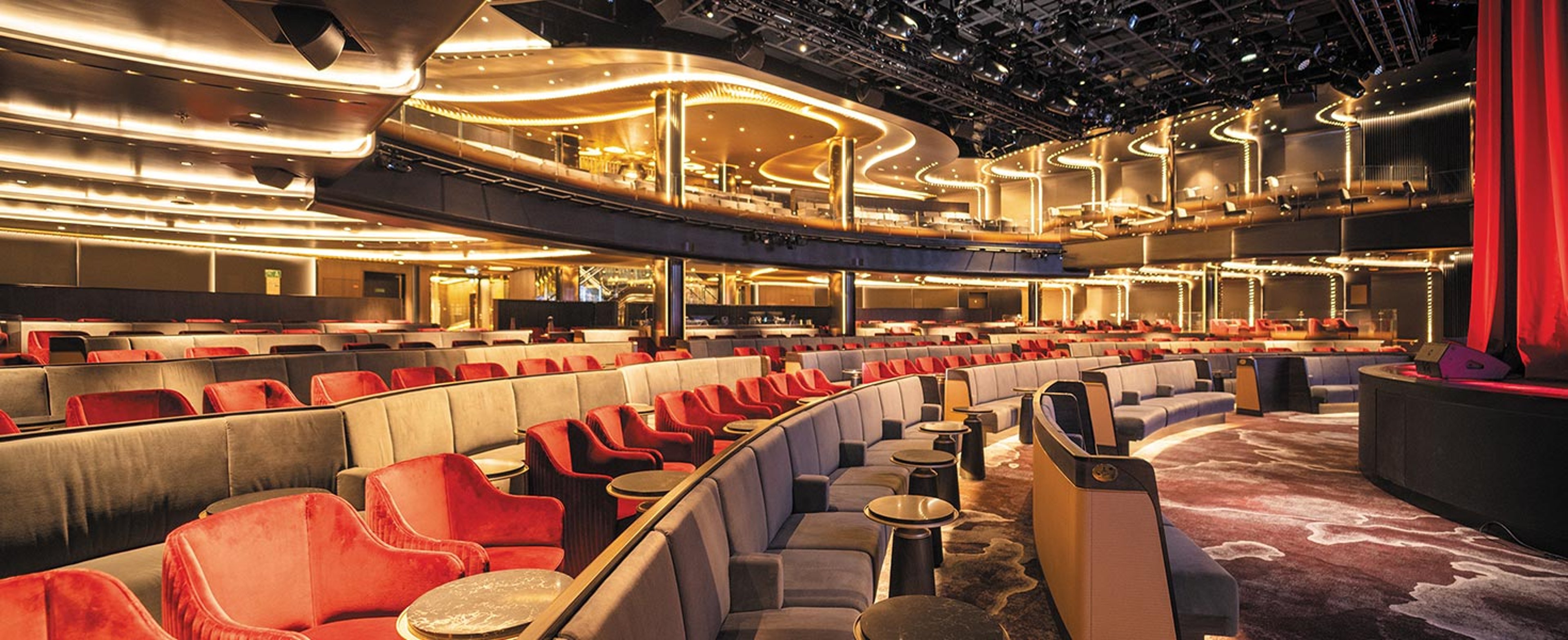 Theater aboard a Regent Seven Seas ship