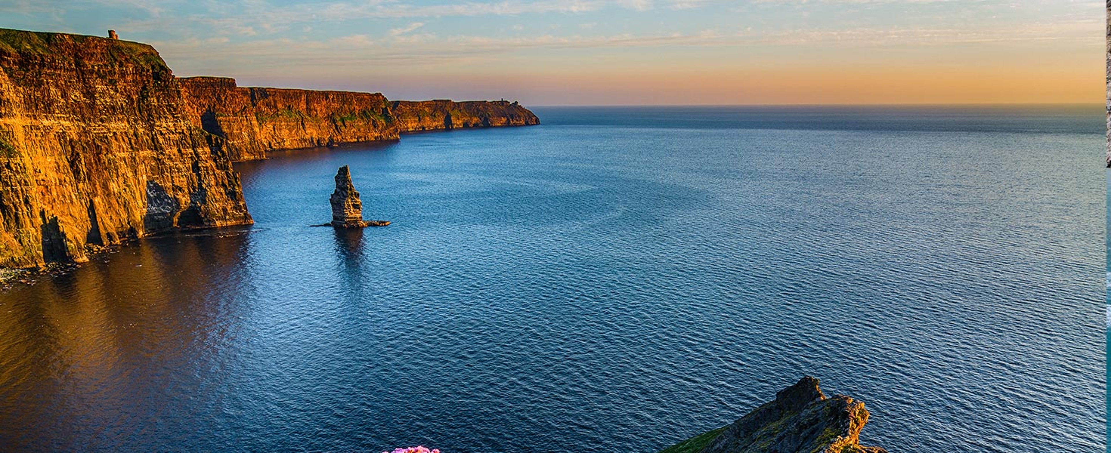 Scenic Ireland coastline