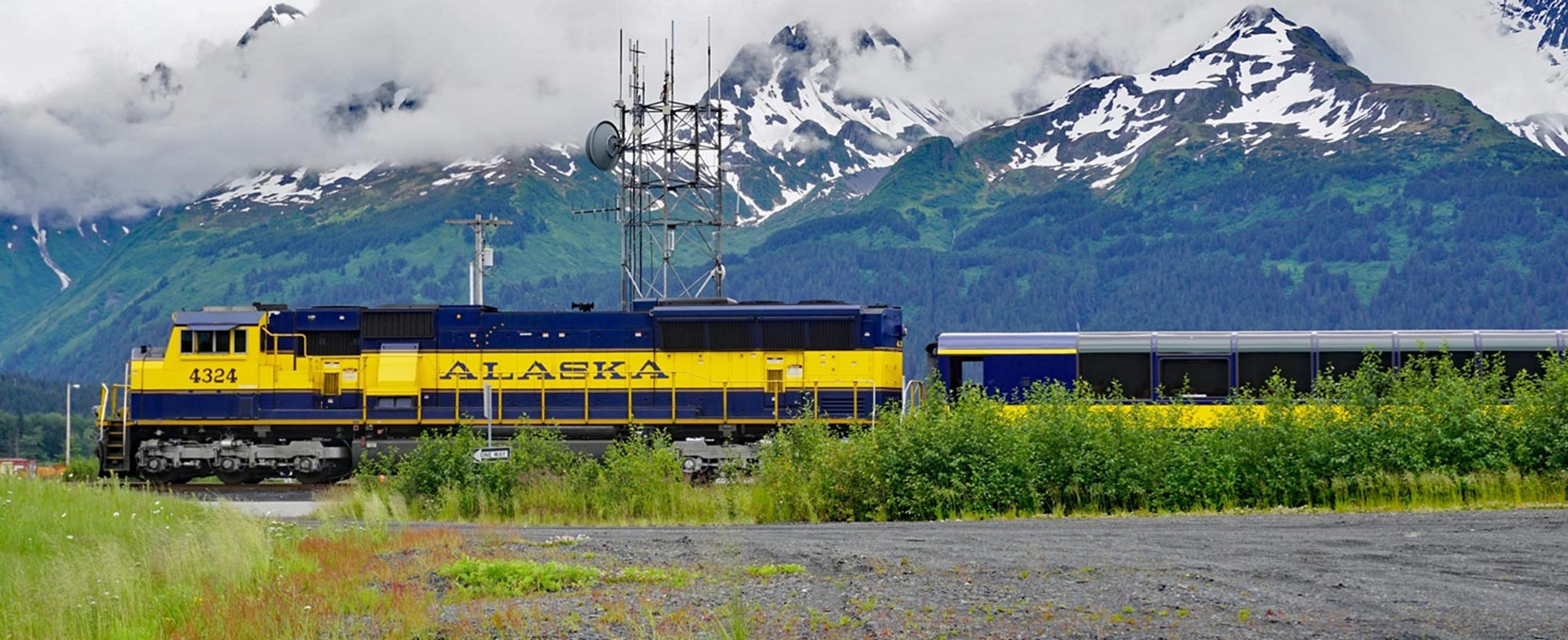 Train in Alaska