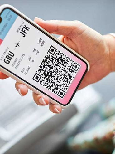 Mobile Phone showing Point2Point Solutions App