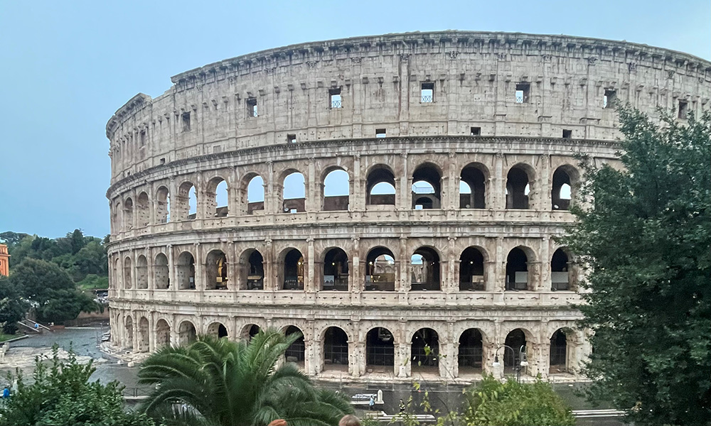 The Colosseum in Rome, Italy 