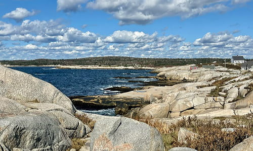 Peggy's Cove in Nova Scotia, Canada