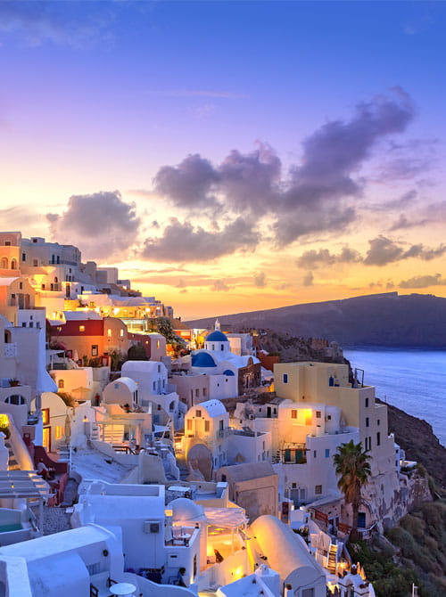 Greek skyline