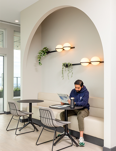 Man working at a desk