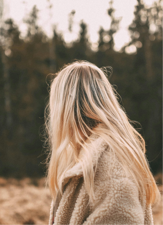 Girl with blonde hair