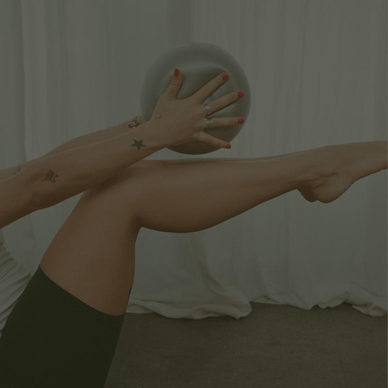 Woman doing Pilates