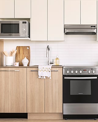 Modern kitchen in a beautiful rental apartment at Pendrell West End by Bosa Properties