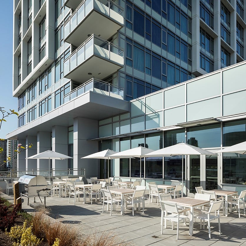 Outside patio and BBQ