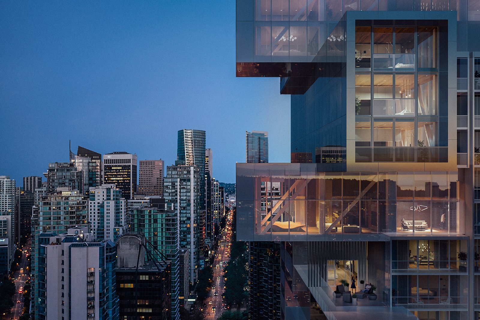 Fifteen Fifteen at dusk