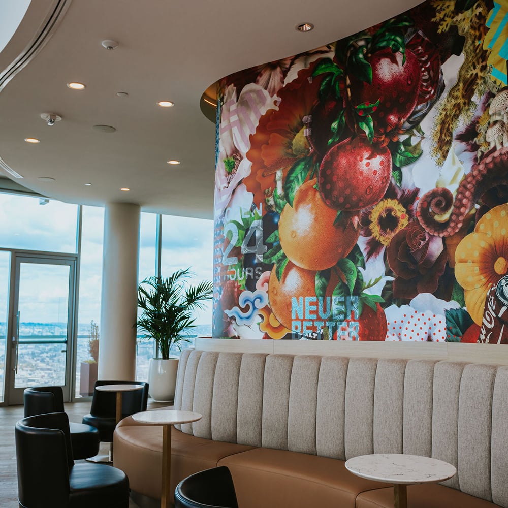 Lobby seating at REN