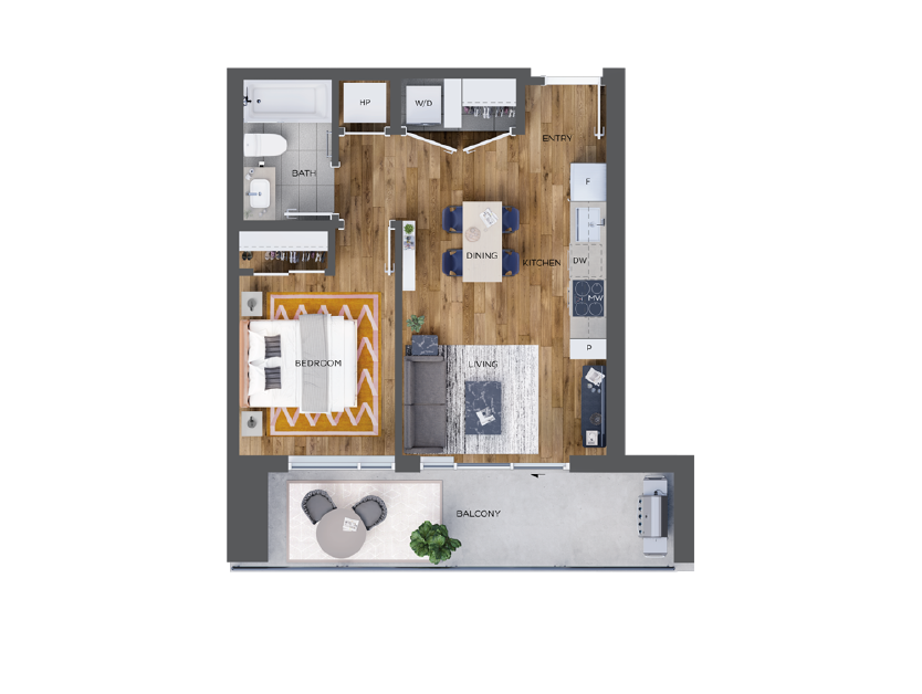 PKWY T2 -B3M Floorplan
