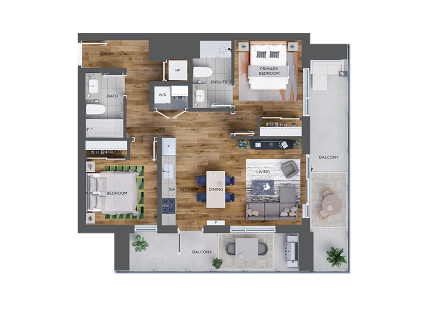 D4M - T2 Floor Plan PKWY