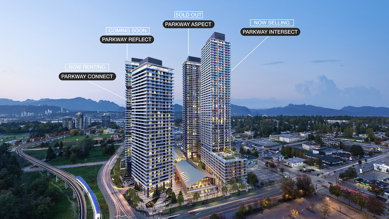 PARKWAY Masterplan Rendering