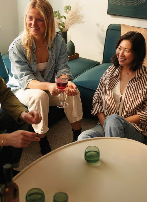 Friends playing games