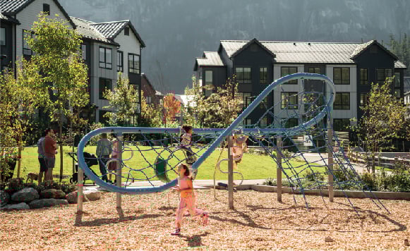 Kids playing at park