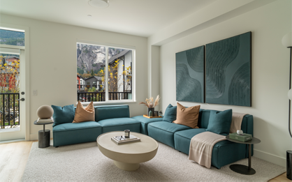 Furnished living room