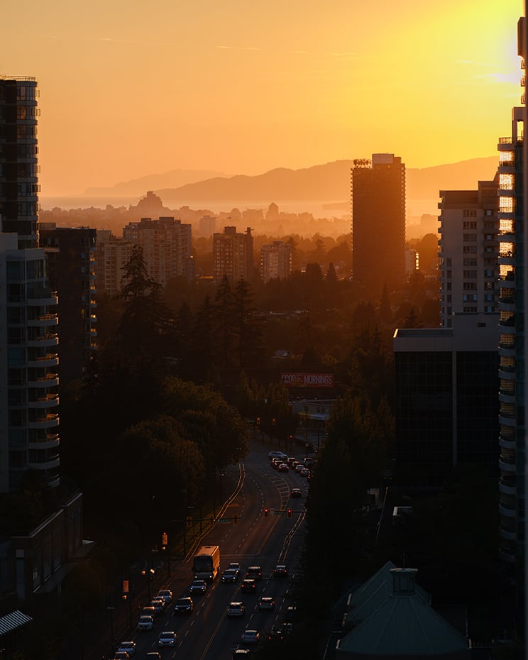 Burnaby sunset