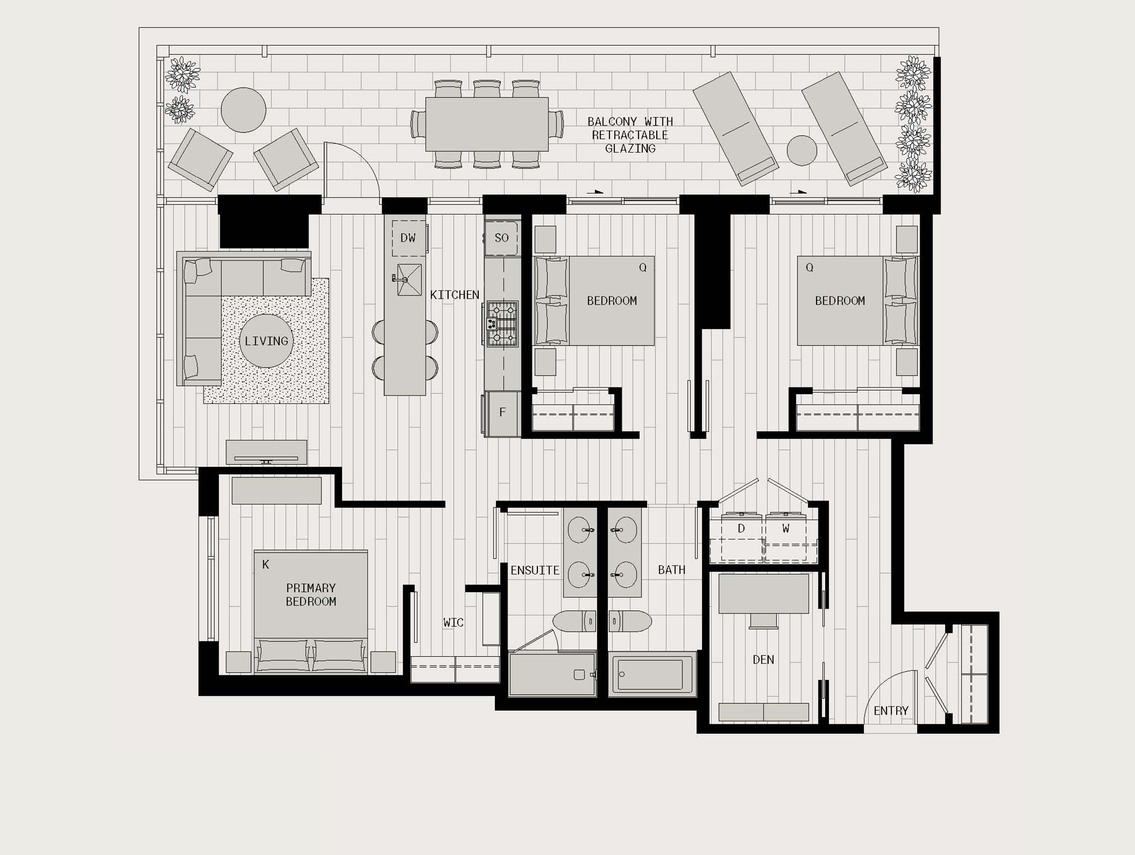 Floorplan for Estate 01 at Solhouse 6035