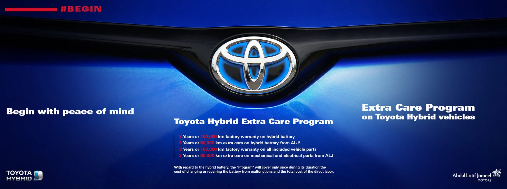 Toyota Hybrid Care Blue