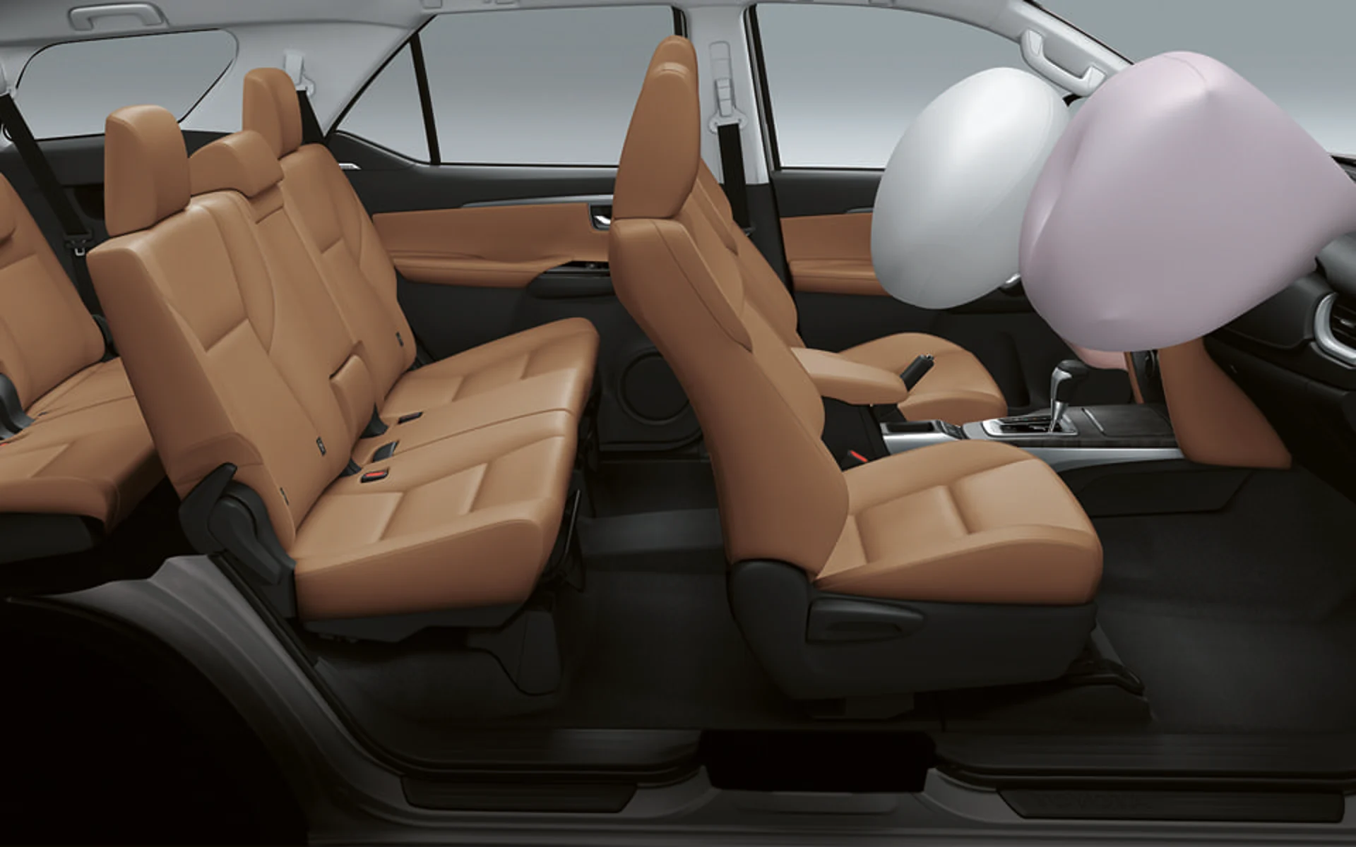Toyota Fortuner 2018 Brown interior and Airbags