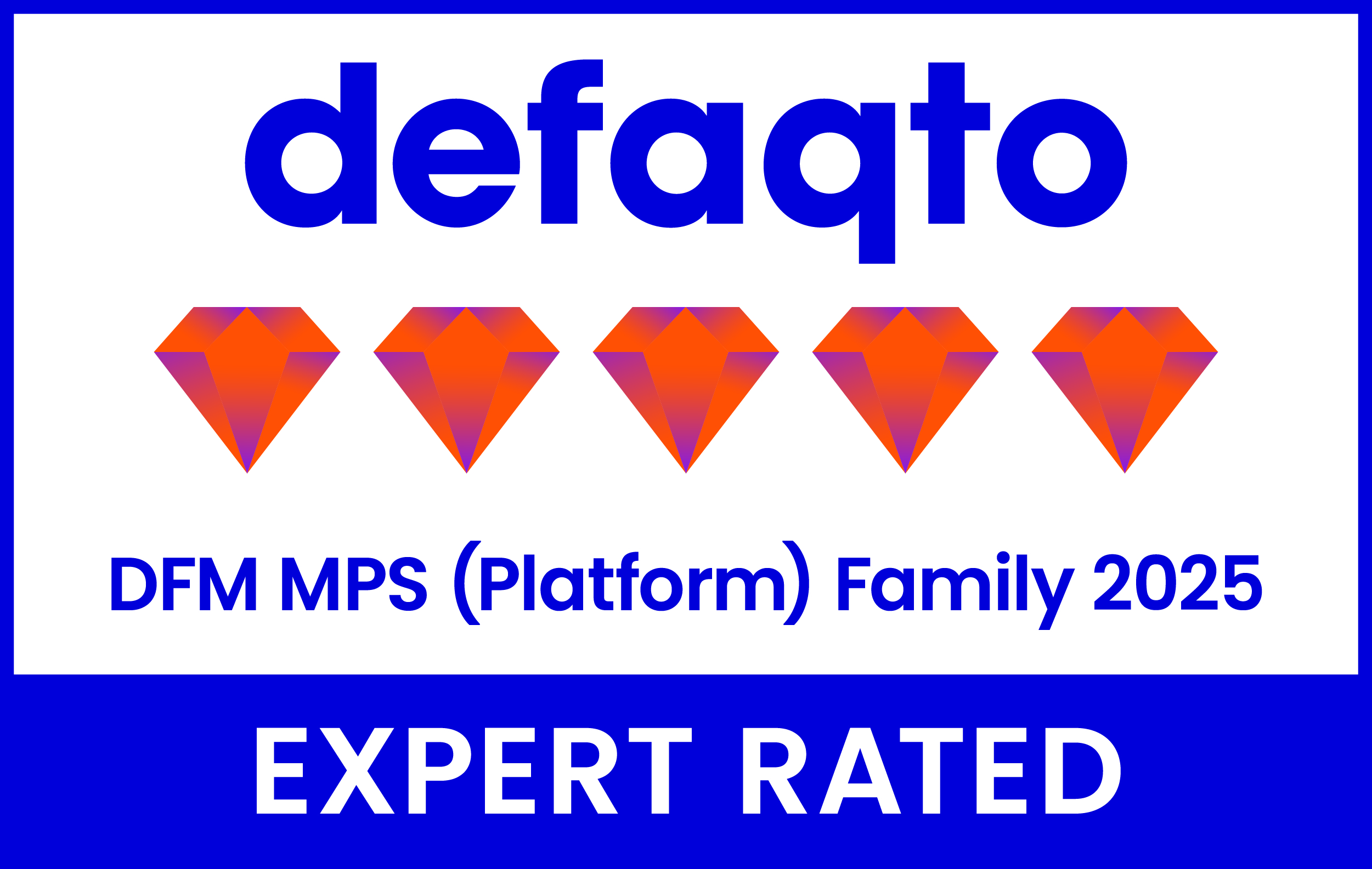 DEFAQTO EXPERT RATED DFM MPS PLATFORM FAMILY 2025