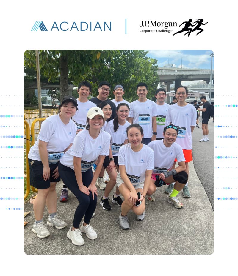 Acadian Singapore Takes on the J.P. Morgan Corporate Challenge