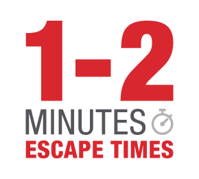 -2 minutes escape times