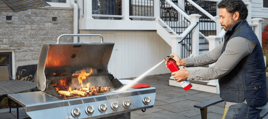 pass the fire extinguisher