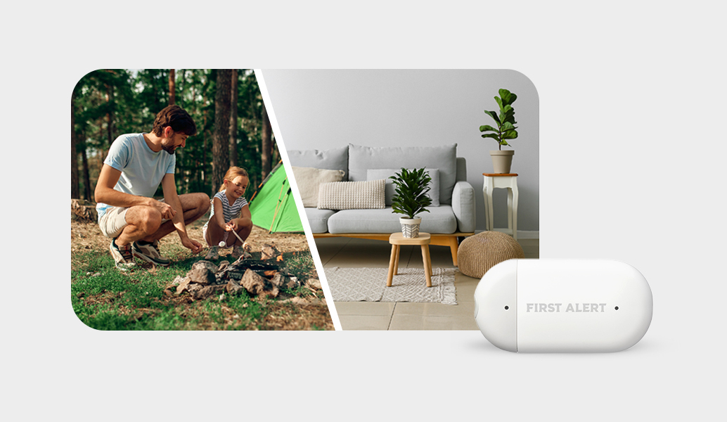 Camping and home lifestyle photos with Water Leak Detector