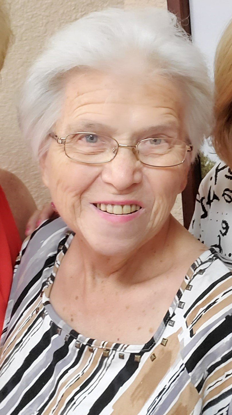 a woman wearing glasses