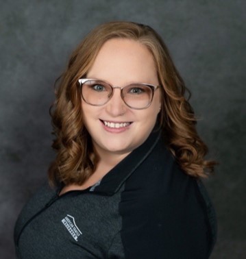 Emily Swan wearing glasses