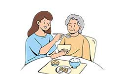 Exhibit changes in behaviour