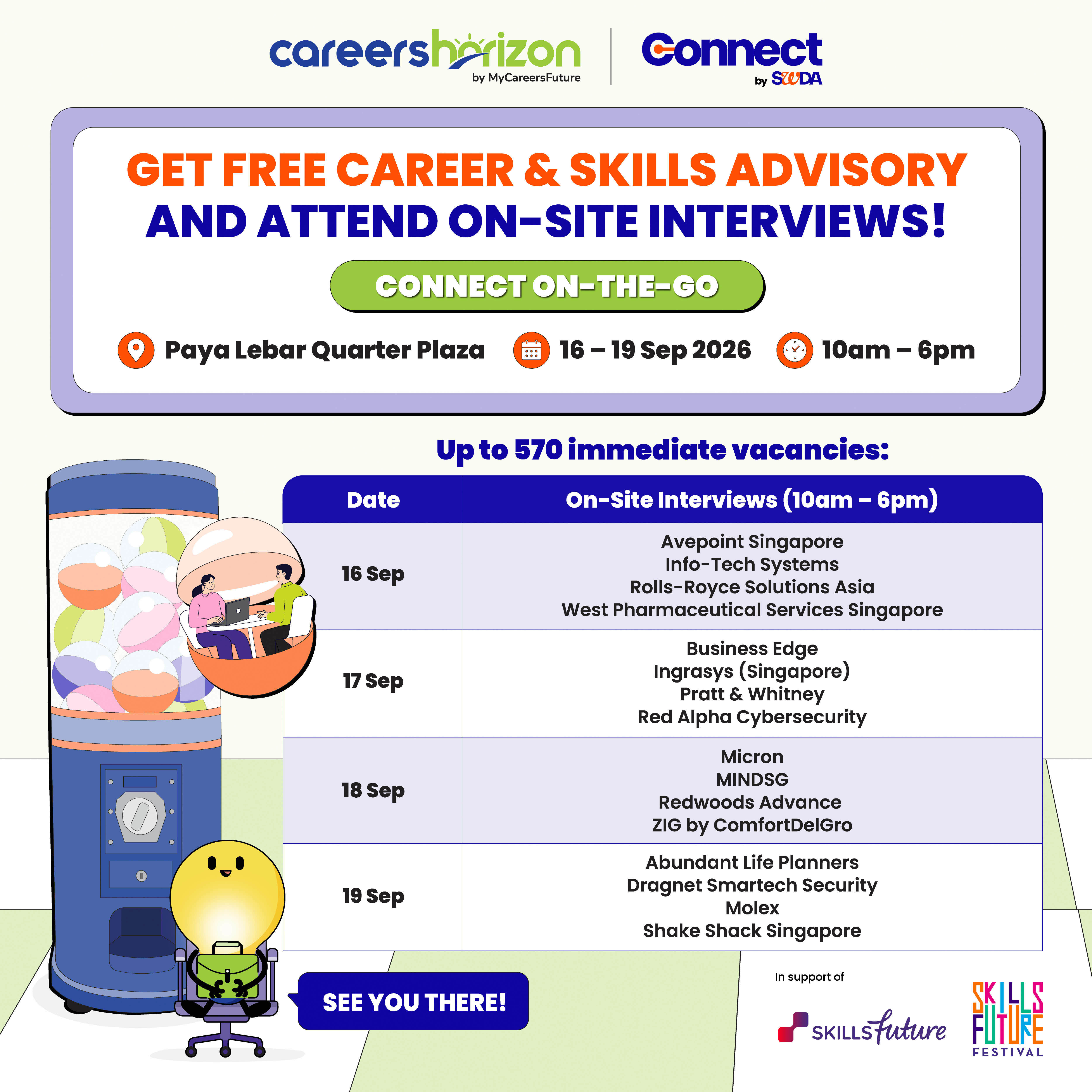 SkillsFuture Roadshow @ Paya Lebar Quarter