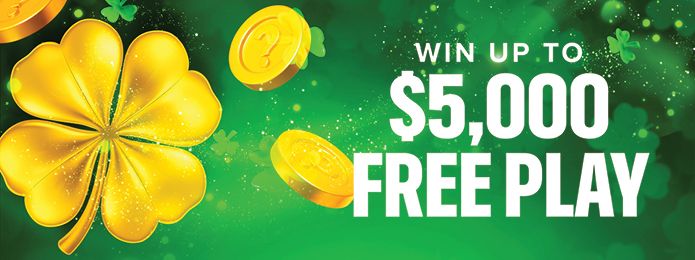 green background with st pattys day imagery