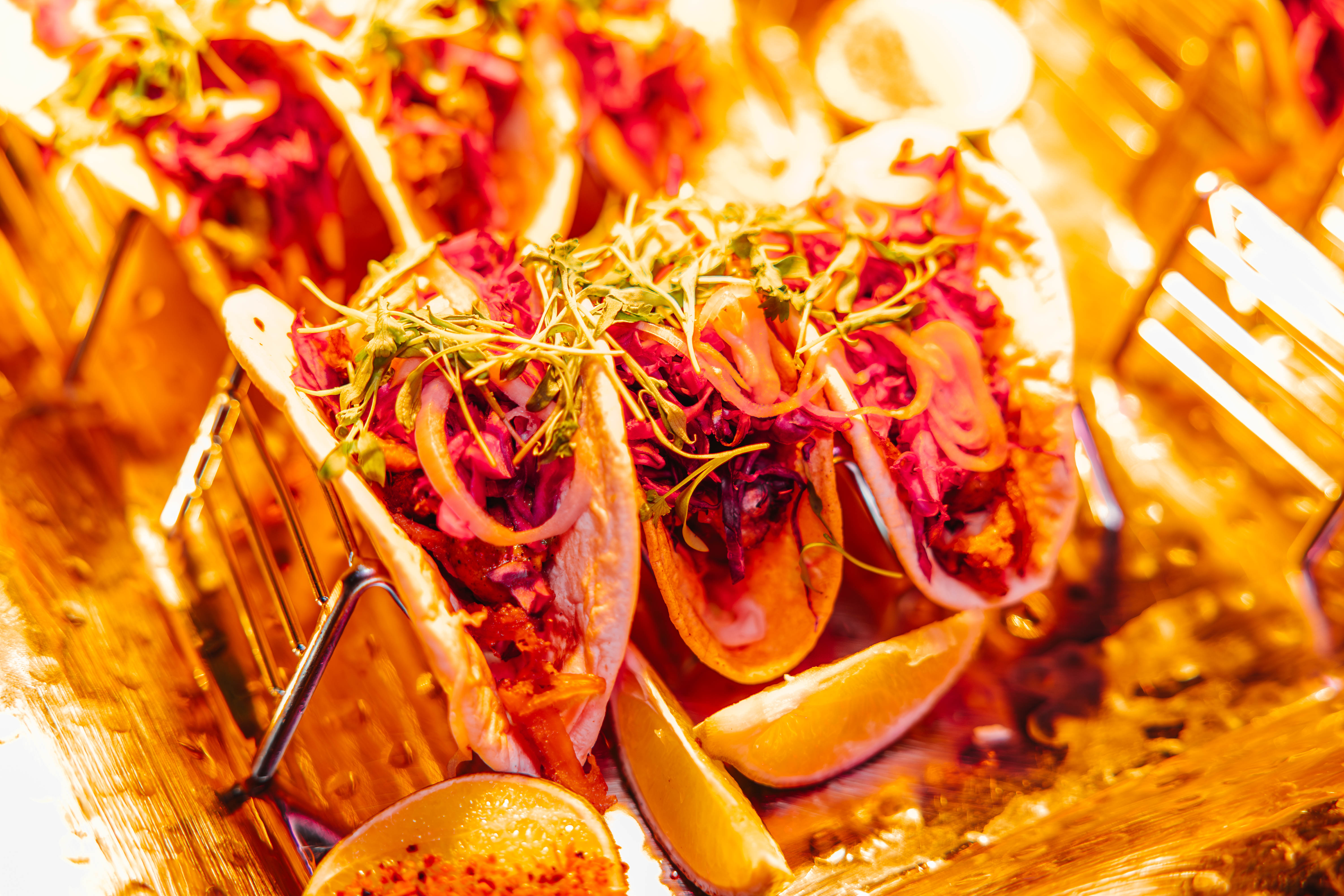 Tacos at Besos y Abrazos