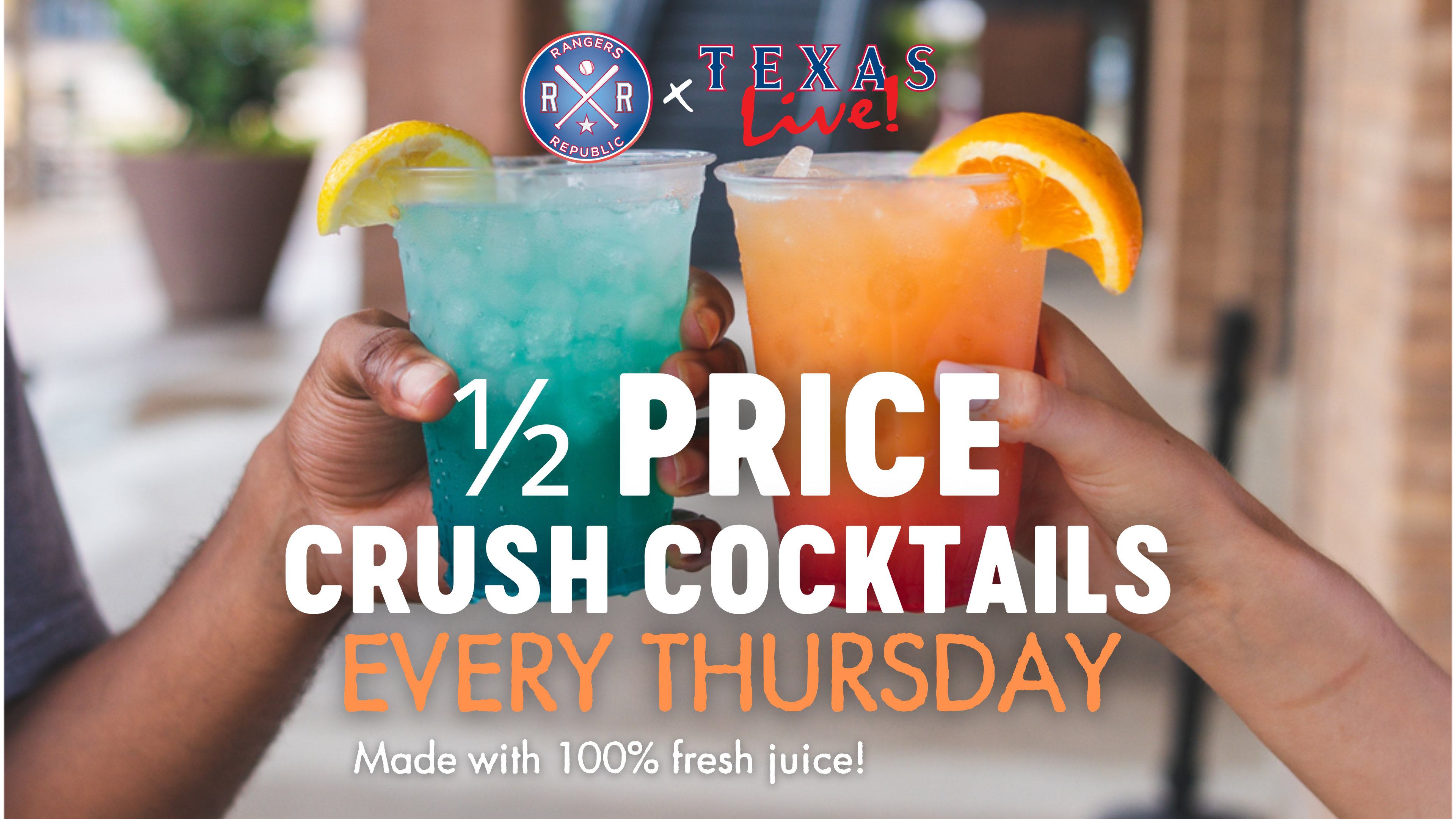Half Priced Crush Cocktails