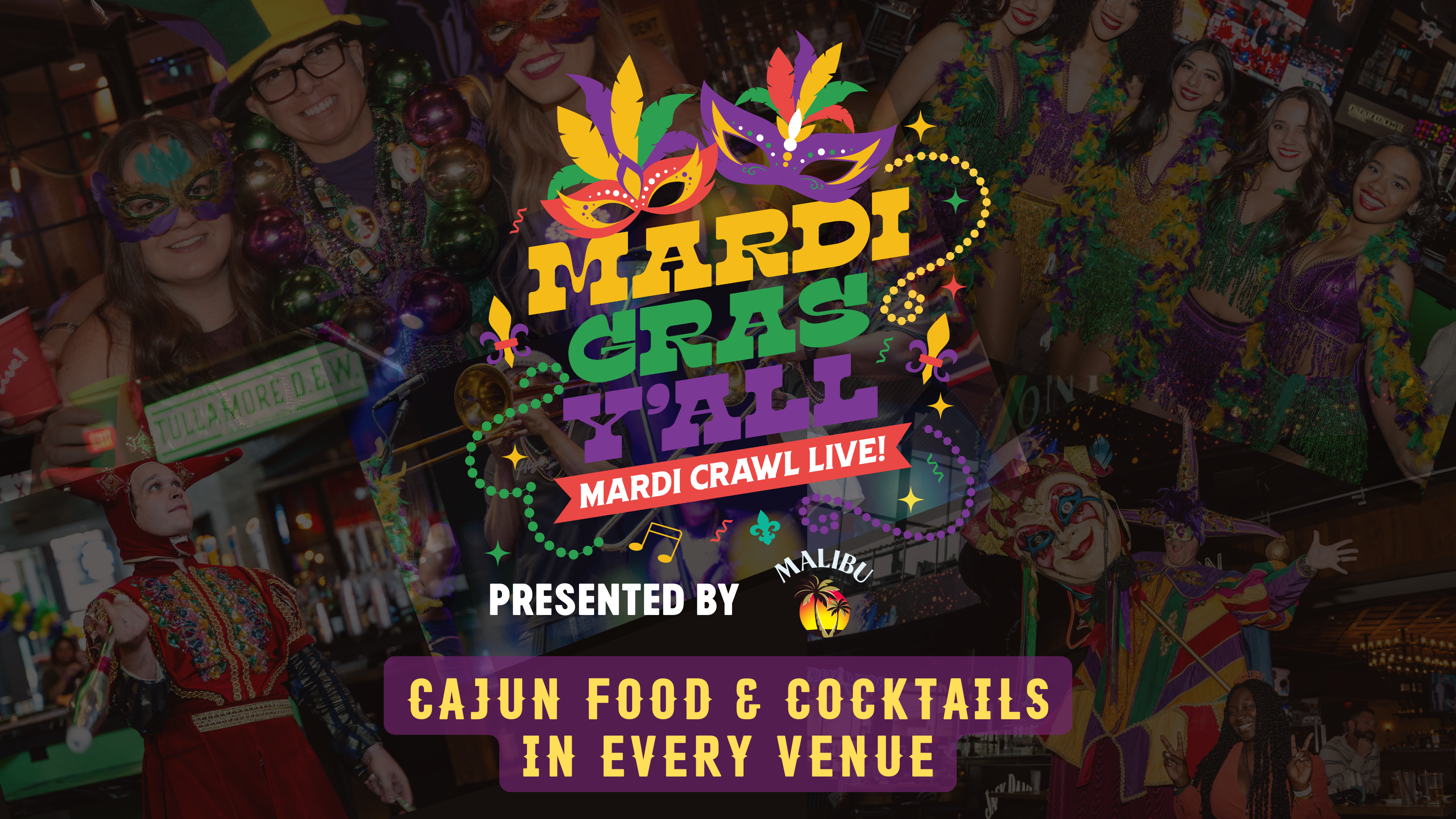 Mardi Crawl Live! Graphics